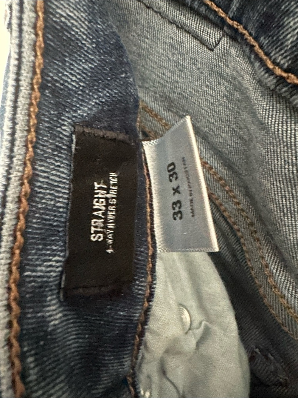 Men’s Express Straight Ripped Jeans - Picture 8 of 8